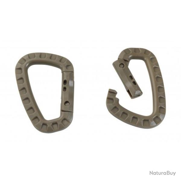 Mousqueton ABS - Vendu par 2 Beige