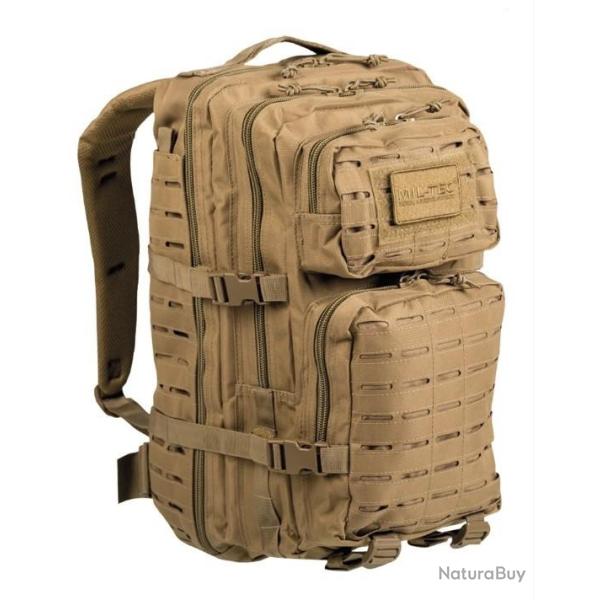 Sac � dos Militaire "PACK US" - Laser Cut - Beige