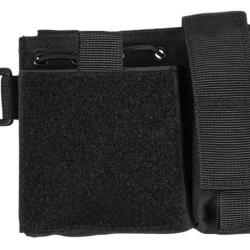 Poche plate molle Admin - Noir