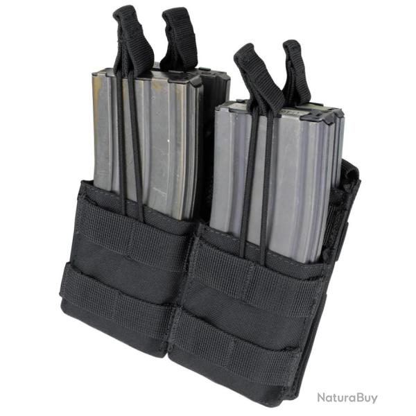 Porte chargeur Double x2 pour AR/M4 - Noir