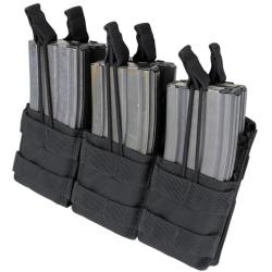 Porte chargeur Triple x2 pour AR/M4 - Noir