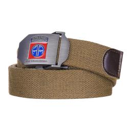Ceinture en Tissu "82nd Airborne" - Beige