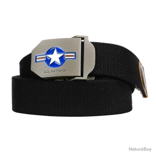 Ceinture en Tissu "US Air force WWII" - Noir