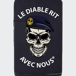 Briquet Temp&ecirc;te - Le Diable Rit Avec Nous - Troupe de Marine