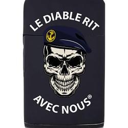 Briquet Temp&ecirc;te - Le Diable Rit Avec Nous - Troupe de Marine