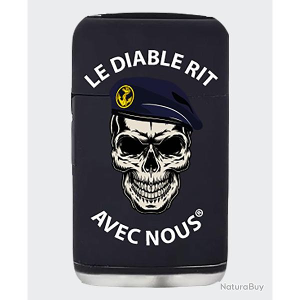 Briquet Temp�te - Le Diable Rit Avec Nous - Troupe de Marine