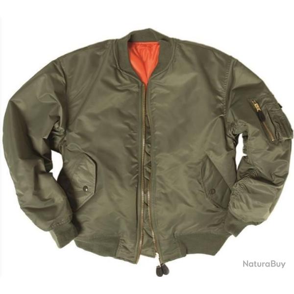 Blouson Bombers MA1 Basic Vert