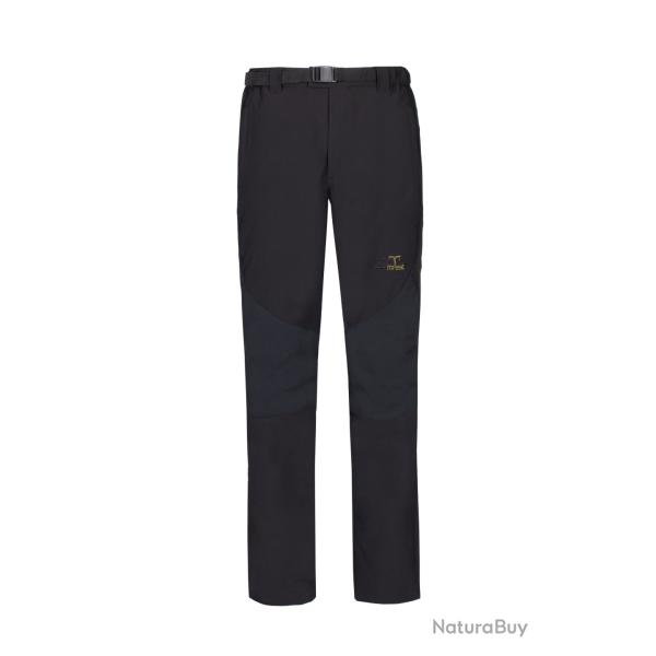 PANTALON �LASTIQUE AVEC RENFORTS - ARIZONA MAN PANT - ZOTTA FOREST - Noir