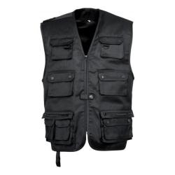 Gilet REPORTER Multipoches - Noir XL