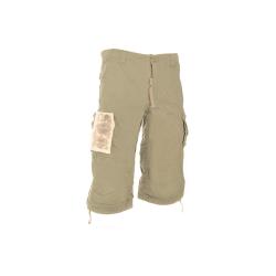 Pantacourt D&eacute;lav&eacute; Air Combat Beige - Taille XS XS