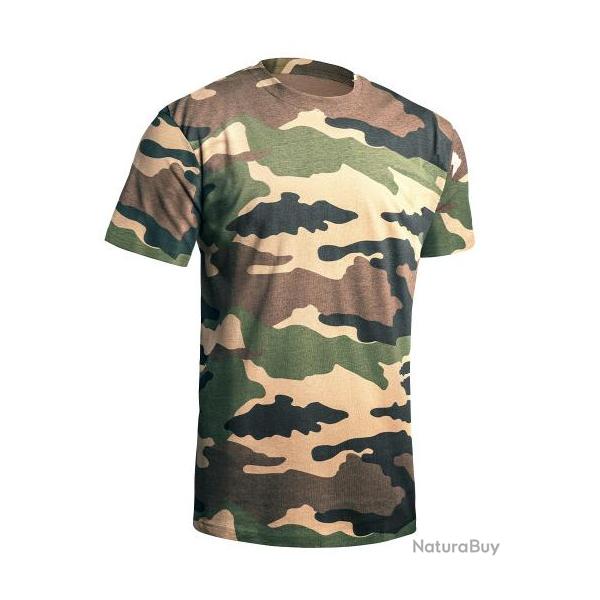 Tee-shirt militaire Strong - 100% coton Cam CE L