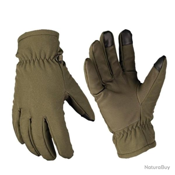Gants Softshell Thinsulate TM Vert