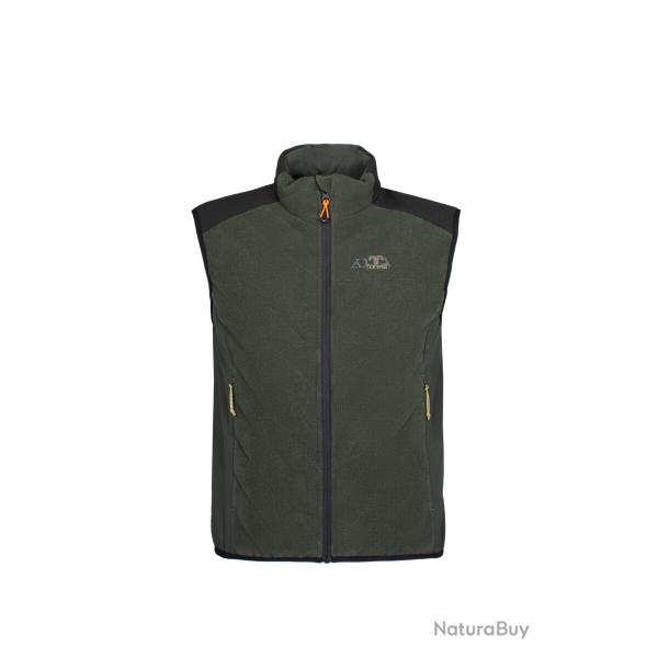 GILET HYBRIDE EN TISSU ANTI-BRUIT - BAKU MAN VEST - ZOTTA FOREST - Vert