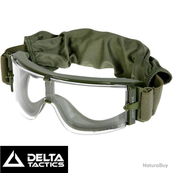 Lunette de protection anti-bu�e OD X8 pour airsoft - DELTA TACTICS
