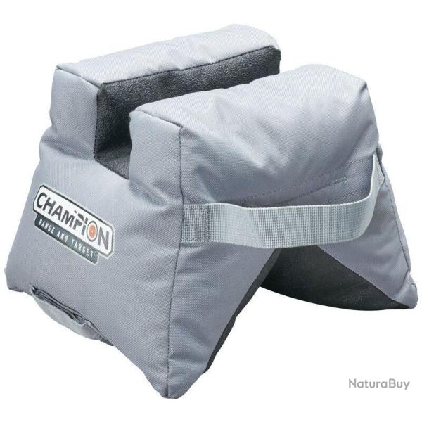 Sac de tir GRIS CHAMPION CYLINDRIQUE GRIP AVANT EN V