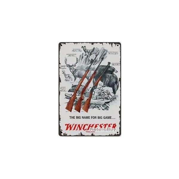 Plaque d�corative vintage M winchester V1 LIVRAISON GRATUITE