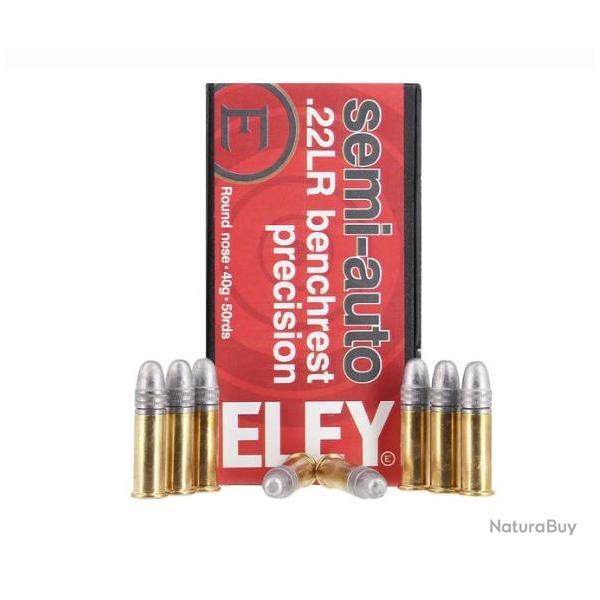 Cartouches ELEY Semi Auto Benchrest Precision - 22LR (x50)