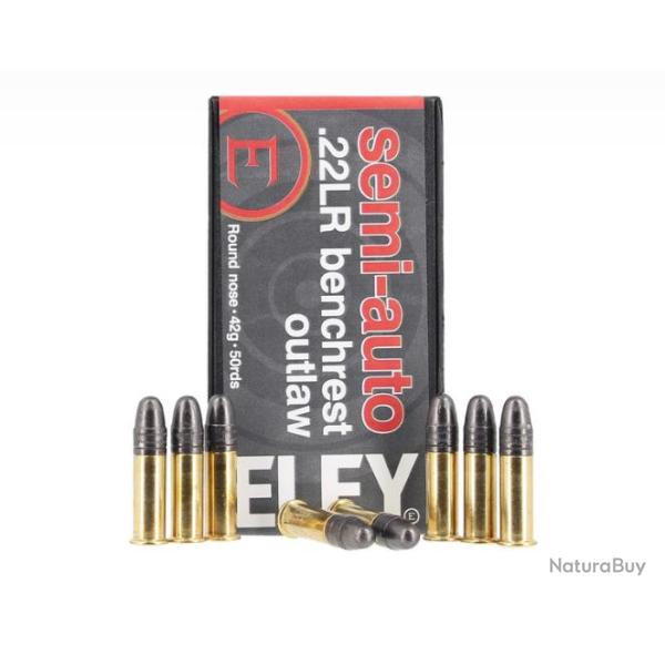 Cartouches - ELEY - Semi Auto Benchrest Outlaw - 22LR (x50)