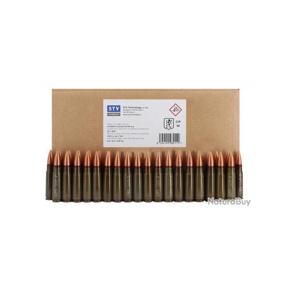 Munitions - STV - Scorpio 7.62x39 CIP 124Gr (x500)