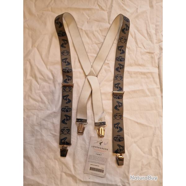 Bretelles Lovergreen motifs p�che fabrication fran�aise - HILMAR SUPER DESTOCK !!!