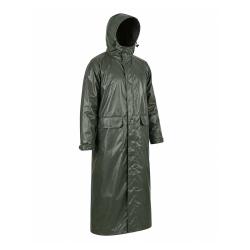 Manteau &agrave; capuche coupe vent imperm&eacute;able polyester kaki S &agrave; 3XL