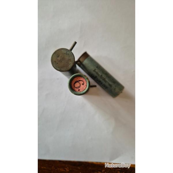 Cartouches � broche Gevelot en cal . 16 & 20