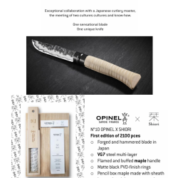 Opinel N&deg;10 x Shiori - &Eacute;dition Limit&eacute;e Japonaise (2 100 exemplaires)