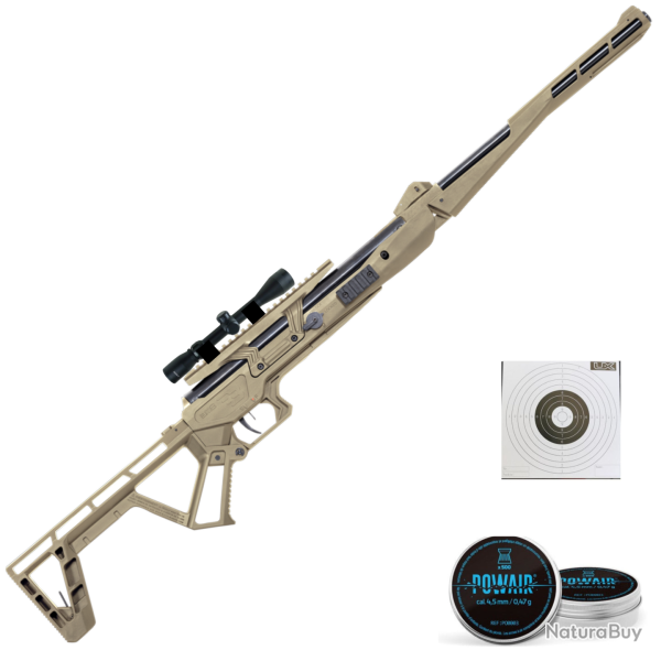 Pack Carabine � air Black Bunker BM8 - Cal.4.5 mm - Tan et accessoires