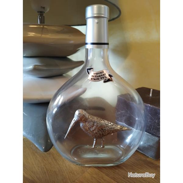 Bouteille 70 cl b�casse travail artisanal 99% �tain