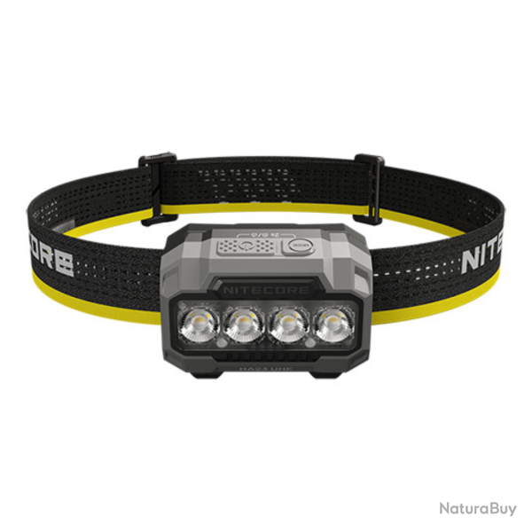 Lampe frontale HA23 UHE Noire 600Lm - NITECORE
