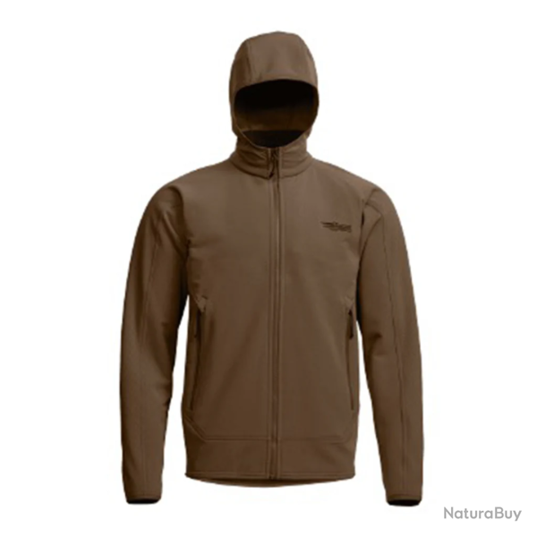 Veste  capuche polaire Alpha Cattail brown SITKA