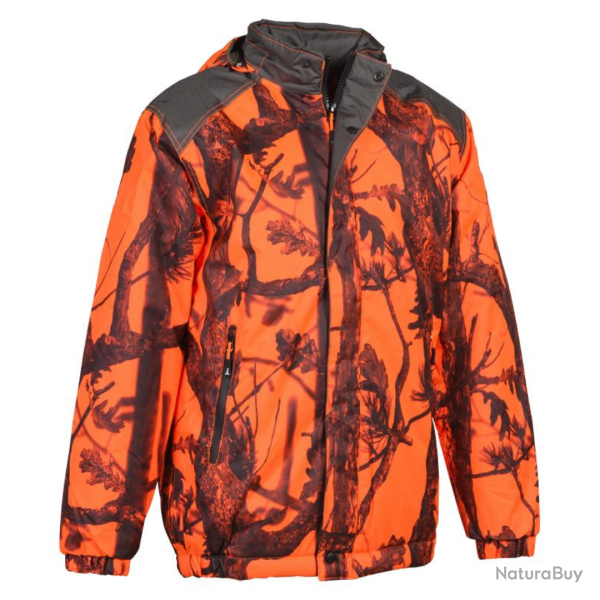 Veste coupe vent chaud Ghostcamo wet orange PERCUSSION