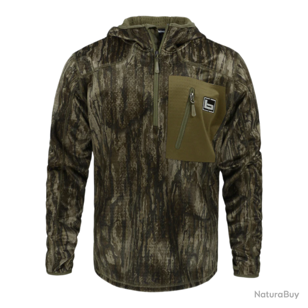 Sweat de chasse � capuche polaire LEGACY BANDED