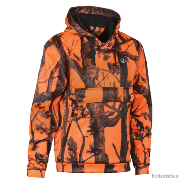 Sweat  capuche ghostcamo fluo PERCUSSION