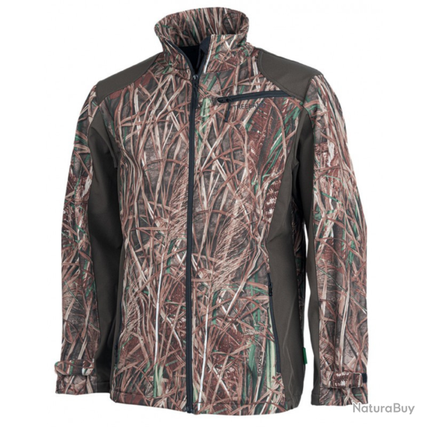 Veste Softshell de chasse roseaux - TREELAND XXXL