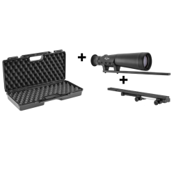 Pack lunette hutte 1/2 jumelle 9 x 63 + support anti-recul + mallette - RTI