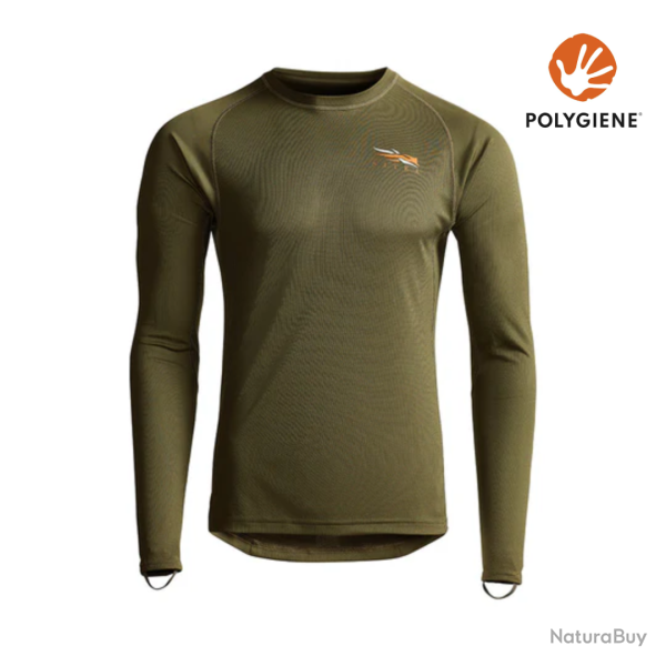 Tee shirt de chasse Core Lightweight Crew LS Pyrite SITKA