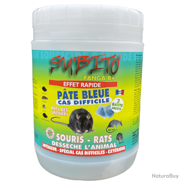 App�t en p�te bleue rat et souris 150g - SUBITO