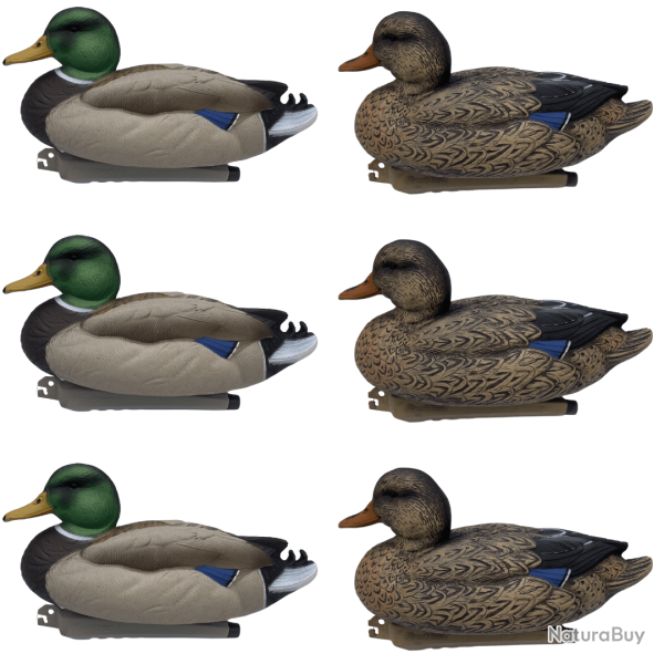 Formes de canard colvert insubmersibles x6 - PROHUNT