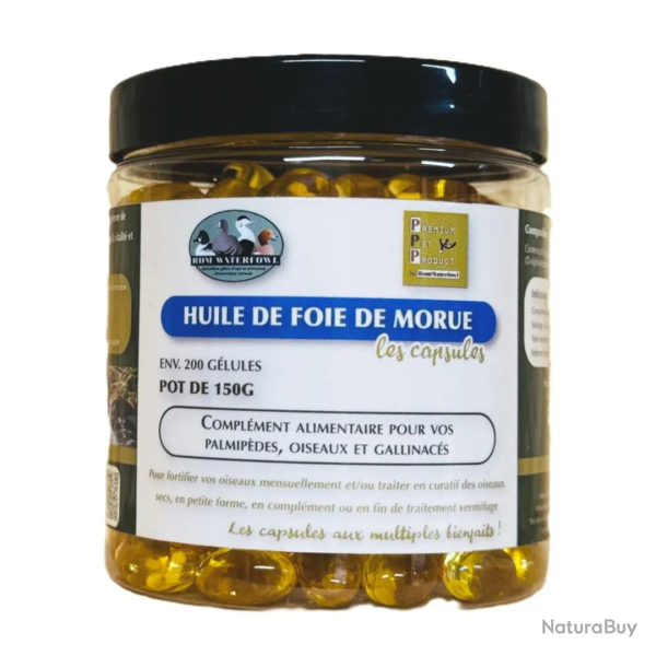Capsules d'huile de foie de morue 150g - ROM WATERFOWL