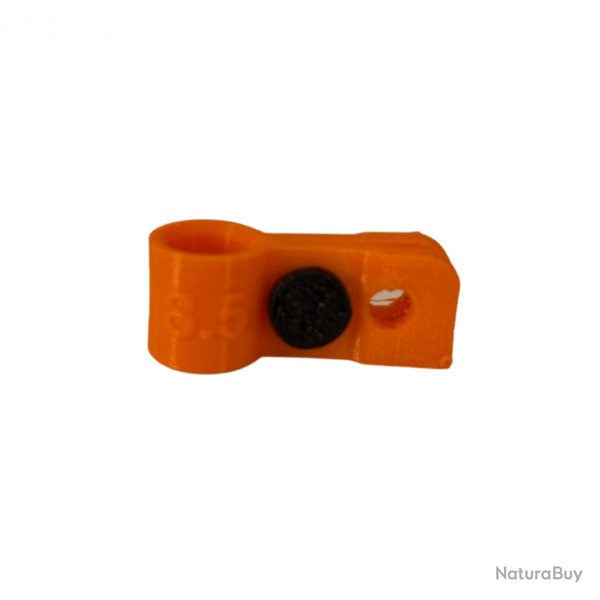 Bague d'attache souple pour appelant canard siffleur, souchet, morillon, foulque diamtre 8,5mm avec