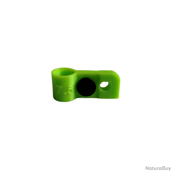 Bague d'attache souple pour appelant sarcelle hybride diamtre 7,5mm avec fixation Vert