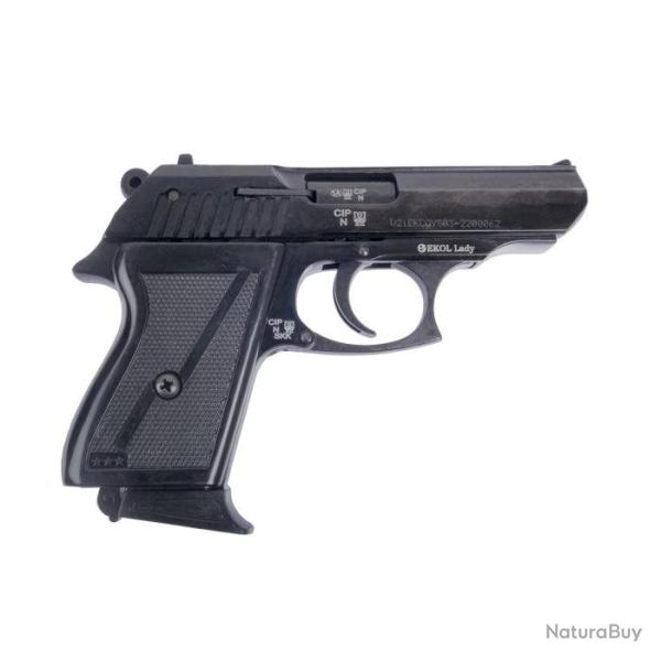 Vente flash ! Pistolet Ekol Lady - Cal. 9 mm PA - Noir