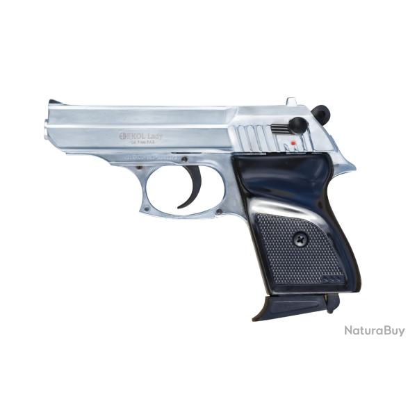 Vente flash ! Pistolet Ekol Lady - Cal. 9 mm PA - Chrom�