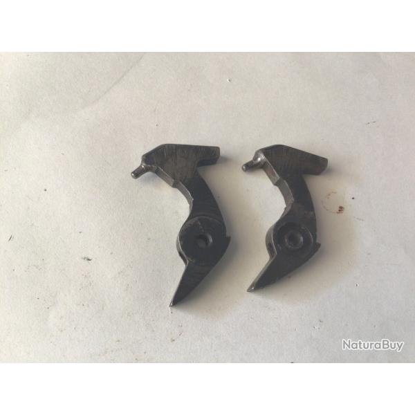 VENDU PAR LE-CUIRASSIER N�2 PAIRE DE CHIENS FUSIL VERNEY CARRON PIONNIER CAL 12