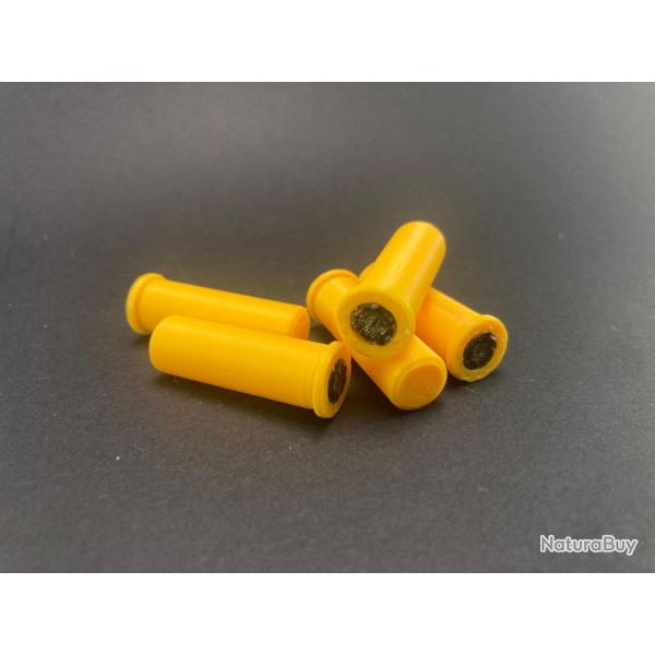 Lot de 6 cartouches inertes .38 WadCutter Avec amortisseur