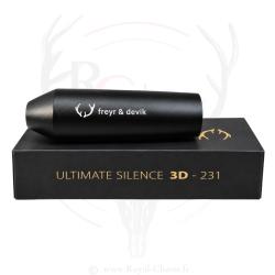 Mod&eacute;rateur de son Ultimate Silence 3D 131 FREYR & DEVIK .375 / 9.5 mm M14x1