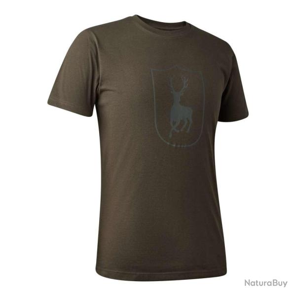 T shirt Deer Marron Deerhunter