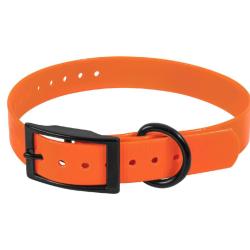 Collier biothane biogold 600X25X2.6 Orange HB DOG