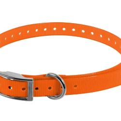 Collier biothane biogold 450X19X2.6 Orange HB DOG
